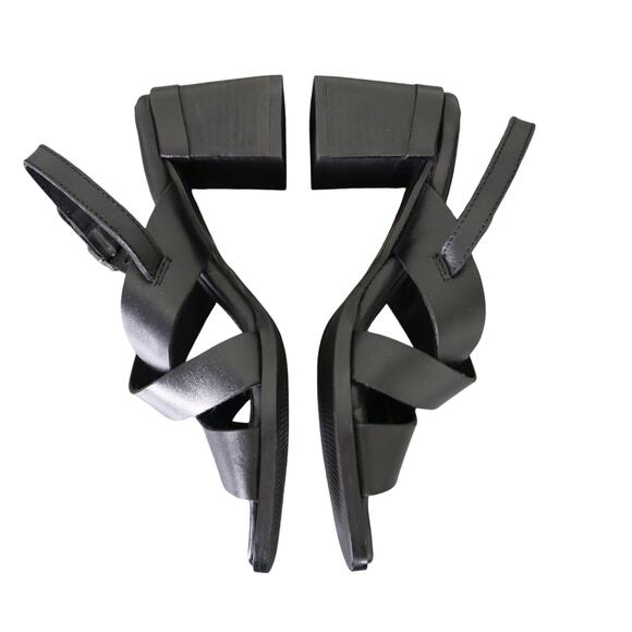 Vintage Foundry Co Womens Odelle Block Heel Sandal Size 7 Square Toe Leather - Picture 5 of 11